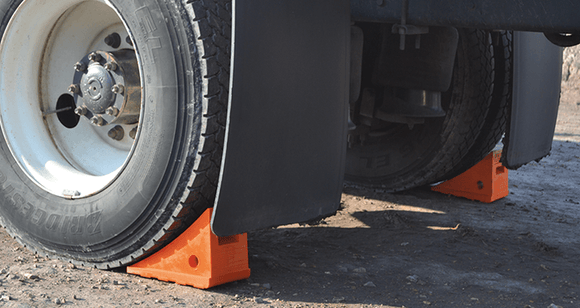 Checkers General-Purpose Utility Wheel Chock, Roped Pair, 30,000 lbs Load Capacity, 27-35 in. Tires - UC1700-P — additional manufacturer view