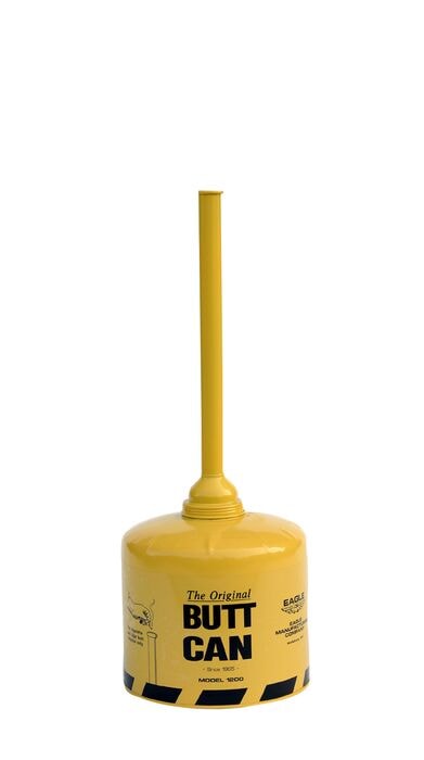 Eagle 5 Gallon Steel Original Butt Can, Yellow - 1200YELLOW — additional manufacturer view