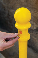 Eagle 2 Gallon Metal and Poly Butt Can, Yellow - 1202 — additional manufacturer view