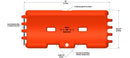 TrafFix Water-Cable Barrier schematic drawing