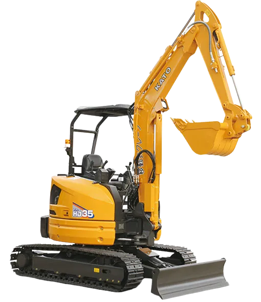 Mini Excavator Rental – KATO HD35V5