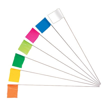 Representative Surveyor Stake Flags image. Model, size, scale, color, legend and quantity may vary. Refer to the selected product specifications.