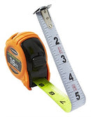 Keson PG1816UB Ultra Bright Blade Tape Measure — 16 ft., ft, in, 1/8, 1/16 (1/32 first 12”)