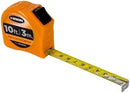 Keson PGT18M10V Toggle Series Tape Measure — 3m/10 ft, ft, in, 1/8, 1/16 & cm, mm