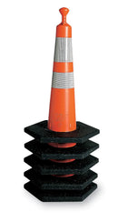 28" Grabber-Cone with recycled rubber base