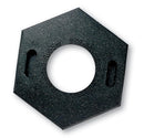 The composite construction offers strength and durability. Bases are made from 100% recycled rubber. Weight 10,16 or 30 lbs.