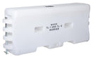White TrafFix Water-Cable Barrier