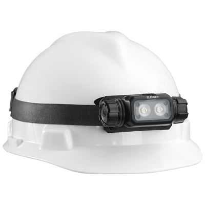 Sledge® Ruggedized Rechargeable Flood-Beam Headlamp – 1,000 Lumen THRO® Mode