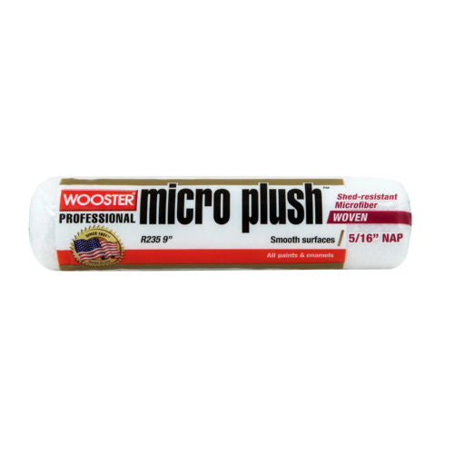 Wooster 9" Microplush™ Roller Cover - 5/16" Nap