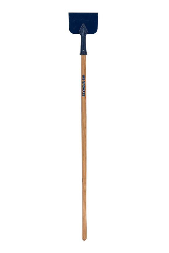 Seymour Scraper, 7" Steel, Cast Iron Ferrule with Screw, 48" Precision Lathe Turned American Ash Handle