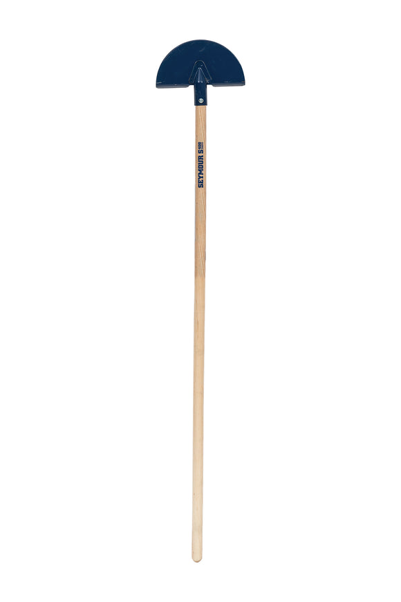 Seymour Turf Edger, 8.75" Steel Half Moon, Welded Ferrule with Screw, 48" Precision Lathe Turned American Ash Handle