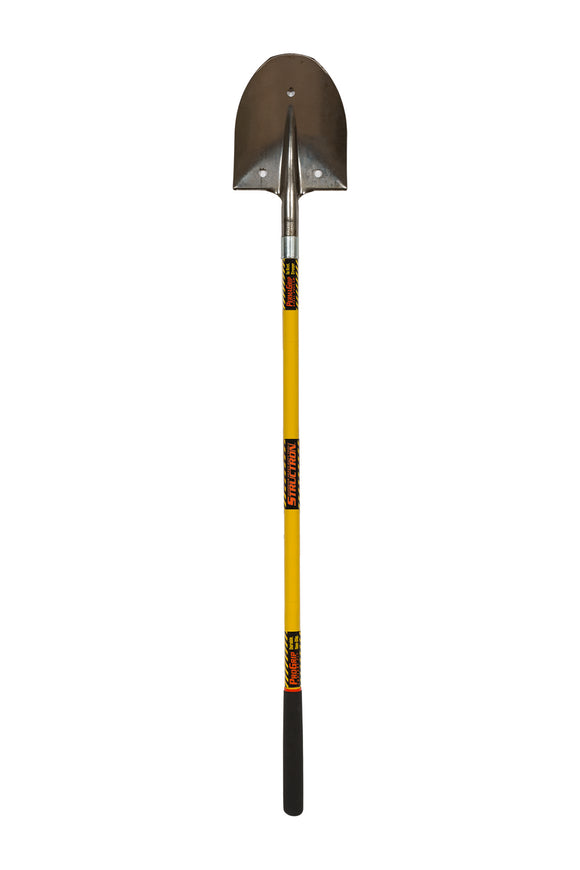Structron Rice Shovel, 14 Gauge #2 / Forward Turned Step, PowerCore™ & PermaGrip™, 48" Premium Fiberglass, ProGrip™