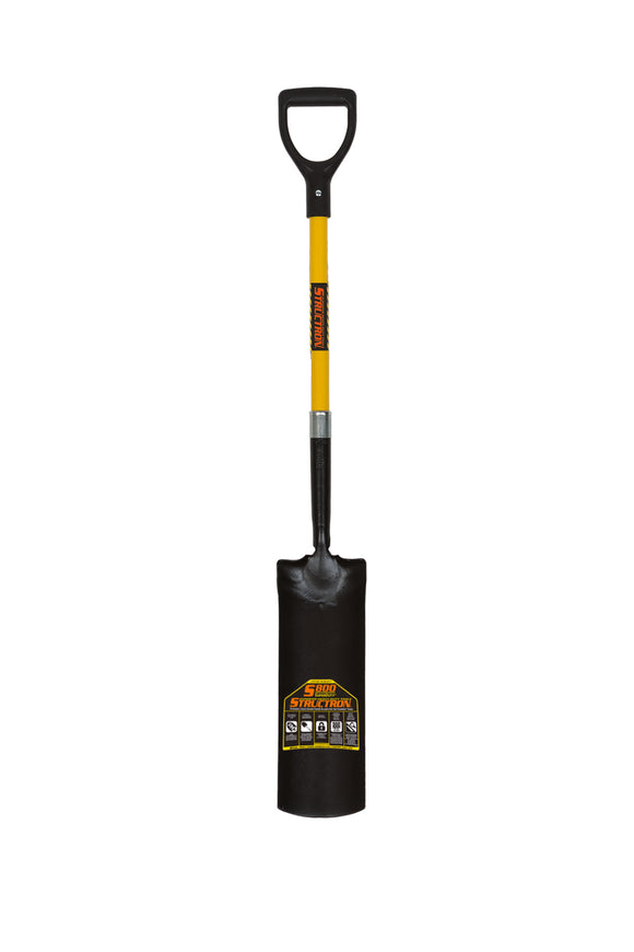 Structron Post Spade, Forged 16" / Forward Turned Step, PowerCore™ & PermaGrip™, 29" Premium Fiberglass, Poly D Grip