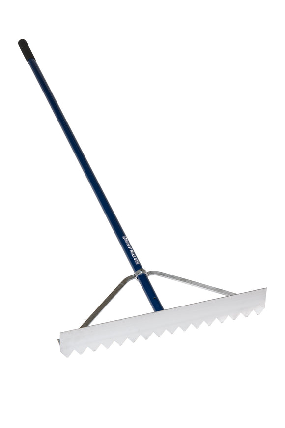 Midwest Rake ProTurf Lute, 24" Heavy-Duty Aluminum, Wrap-Around Bracing, 66" Powder-Coated Aluminum, Cushion Grip