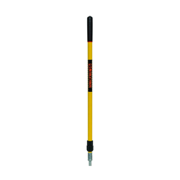 Structron SuperHandle™ with External Collar Lock, Threaded #5 ACME™ Cast Aluminum Tip, 6' - 12' Fiberglass Handle, ProGrip™