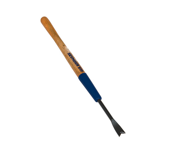 Seymour Dandelion Weeder, Forged 1, Ferrule, 15" Hardwood with Leather Thong