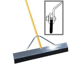 Midwest Rake Seal Coat Squeegee, 36" Round Edge Tapered, Wrap-Around Bracing, 66" Oversized Powder-Coated Aluminum, Cushion Grip