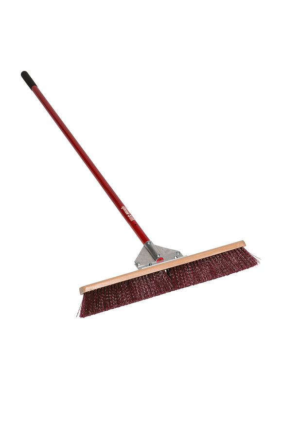 Kenyon Wonder / General Purpose Broom, 24" Heavy-Duty Bristles, Gusset Bracing, 60" Powder-Coated Aluminum, Cushion Grip