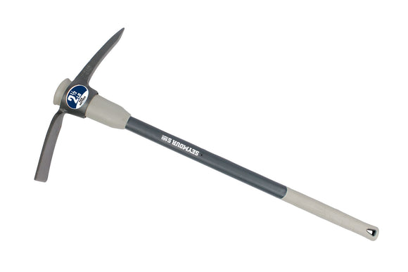 Seymour 2.5 lb Pick Mattock - Fiberglass with Cushion Grip & Overstrike Protection 36" Handle