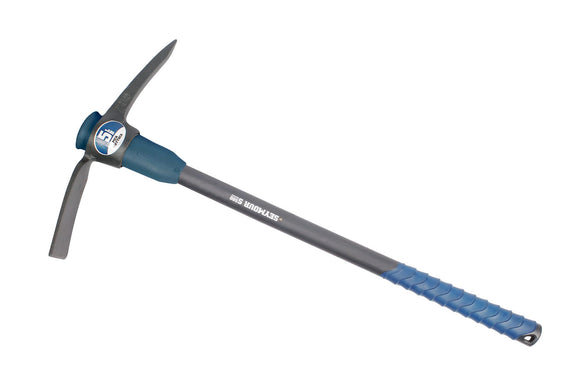Seymour 5 lb Pick Mattock with Anti-Slip Cushion Grip and 36" Fiberglass Handle