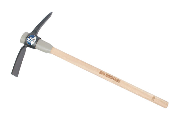 Seymour 5 lb Pick Mattock - Genuine American Hickory 36" Handle
