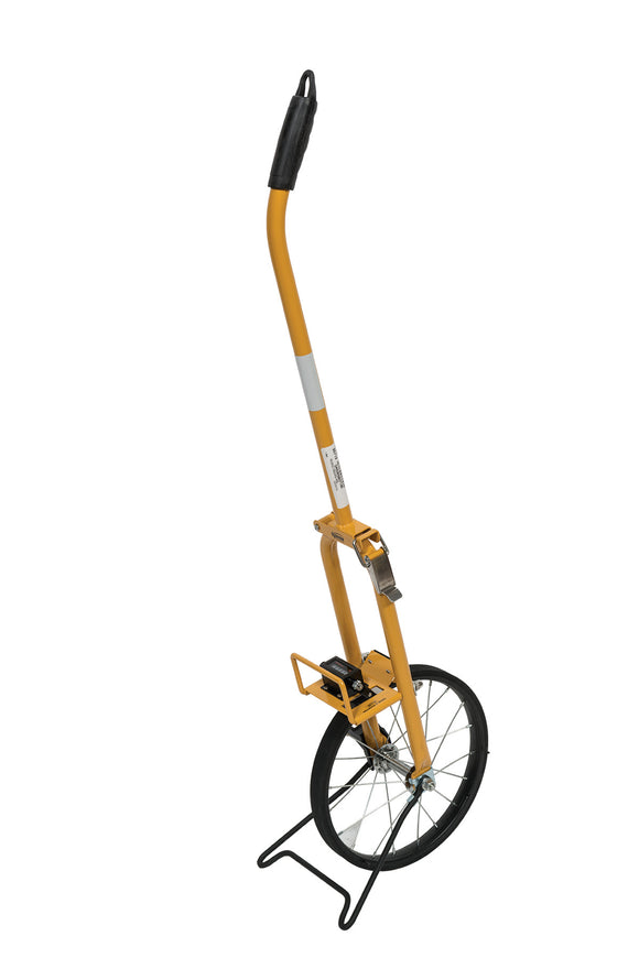 Kenyon Measuring Wheel, 3' Circumference, Up to 99,999 Ft., Foldable Steel with Kickstand, Hanging Tip