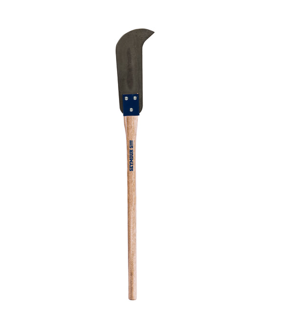 Seymour Ditch Bank Blade, Hardened Steel, 3-Bolt Bracket, 40" Precision Lathe Turned Hickory Handle
